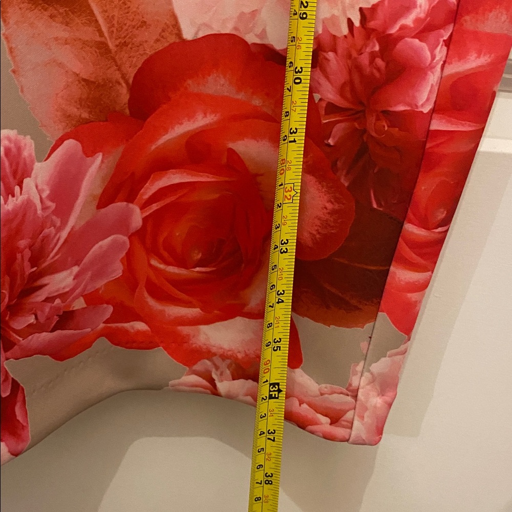 Calvin Klein Sleeveless Midi Dress in Pink and Red Floral - Picture 7 of 7